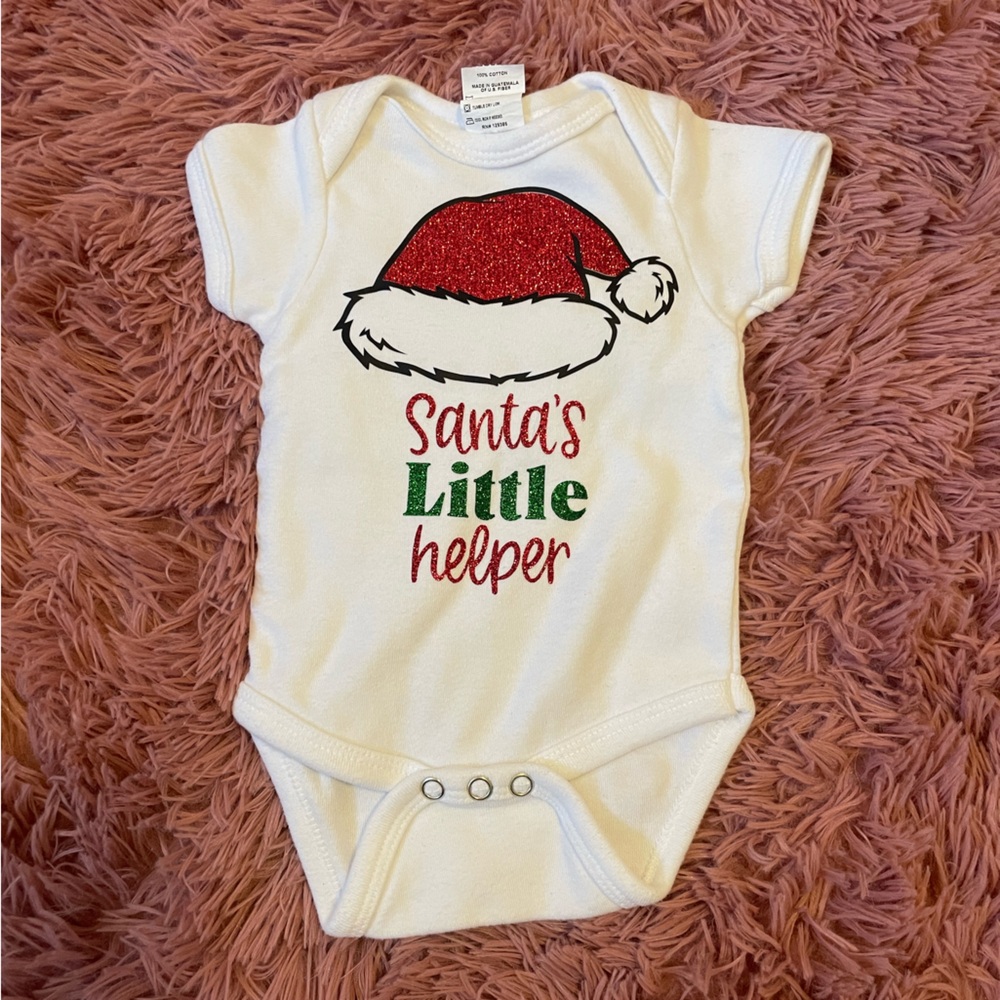 Christmas Santa's Little Helper Onesie